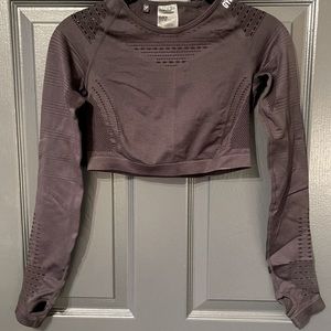 Gymshark Flawless Knit Long-Sleeve Crop